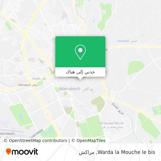 خريطة Warda la Mouche le bis
