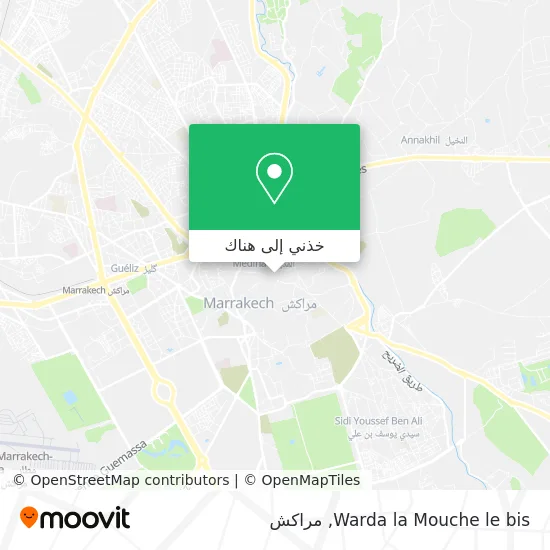 خريطة Warda la Mouche le bis