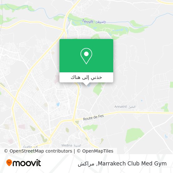 خريطة Marrakech Club Med Gym