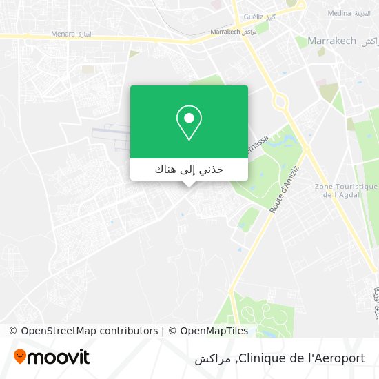 خريطة Clinique de l'Aeroport