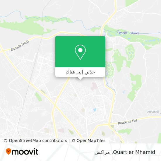 خريطة Quartier Mhamid