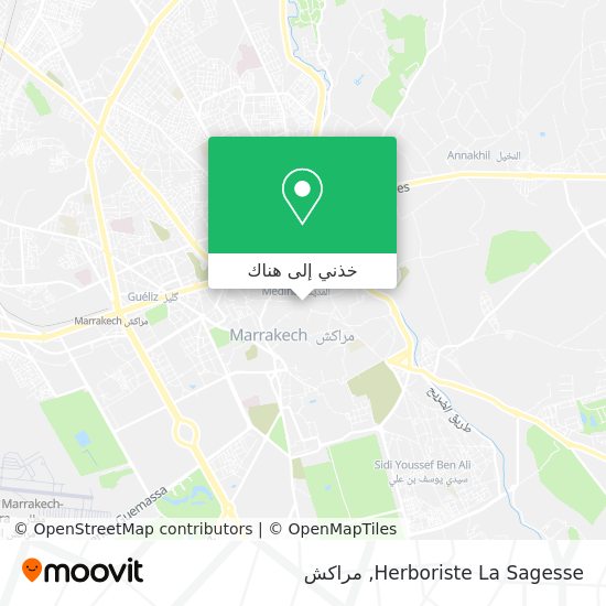 خريطة Herboriste La Sagesse