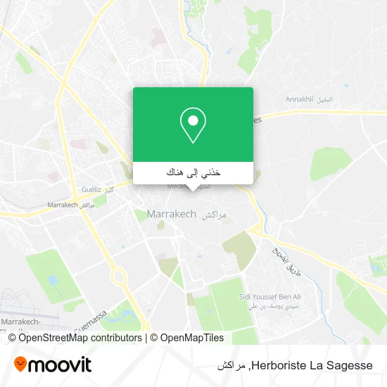 خريطة Herboriste La Sagesse