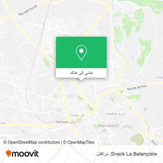 خريطة Snack La Balançoire