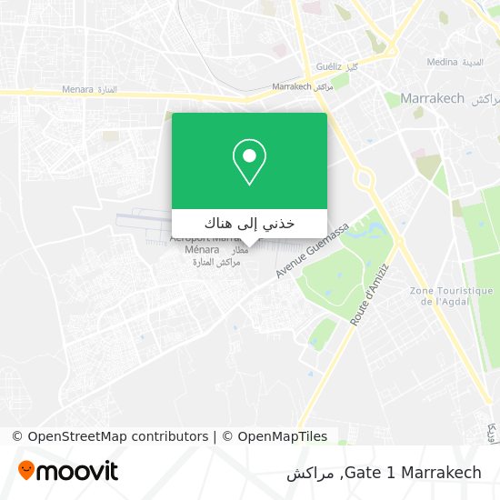 خريطة Gate 1 Marrakech
