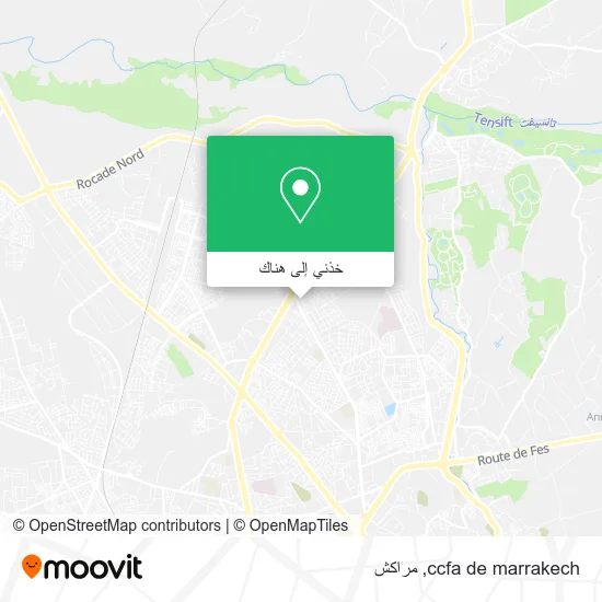 خريطة ccfa de marrakech