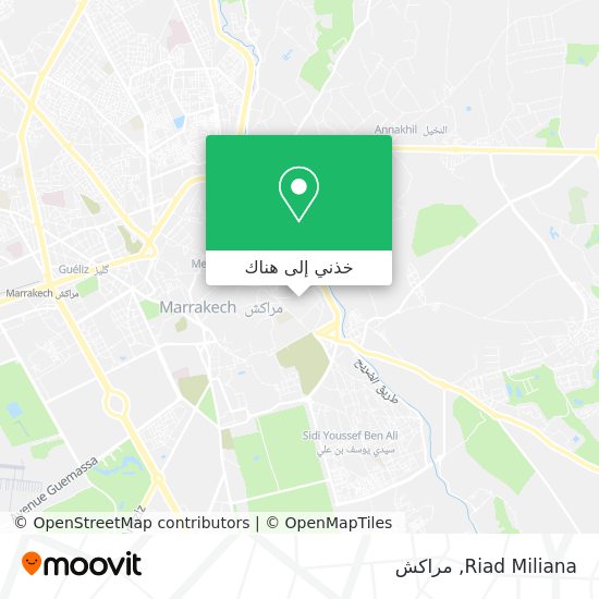 خريطة Riad Miliana