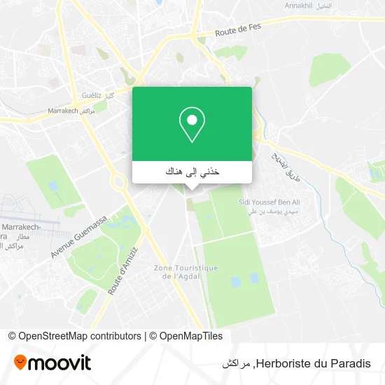 خريطة Herboriste du Paradis