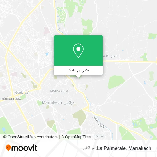خريطة La Palmeraie, Marrakech