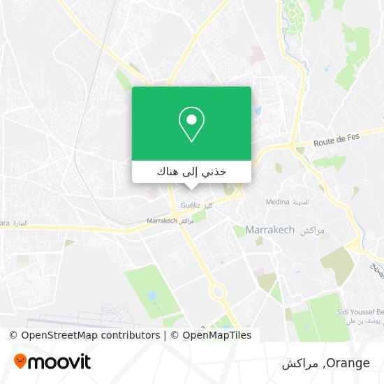 خريطة Orange
