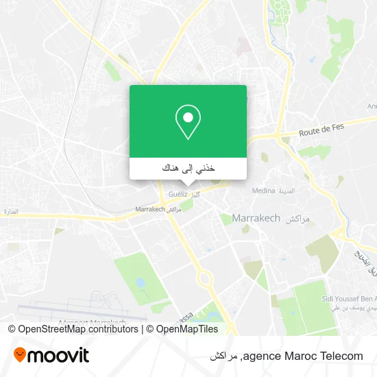خريطة agence Maroc Telecom