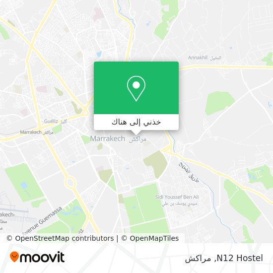 خريطة N12 Hostel