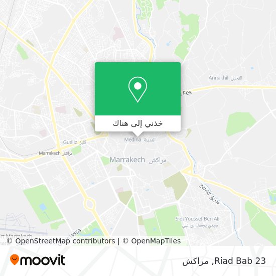 خريطة Riad Bab 23