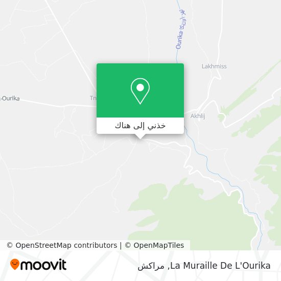 خريطة La Muraille De L'Ourika