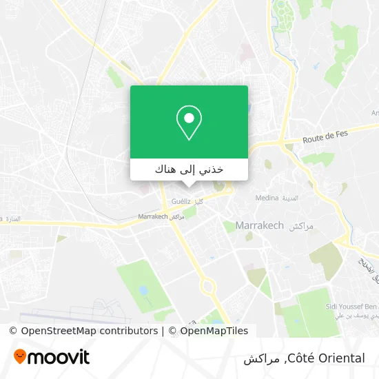 خريطة Côté Oriental