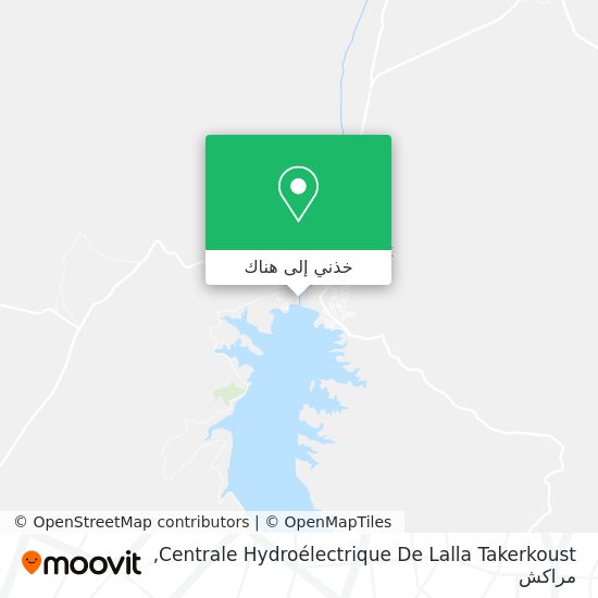 خريطة Centrale Hydroélectrique De Lalla Takerkoust