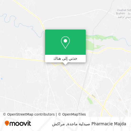 خريطة Pharmacie Majda صيدلية ماجدة