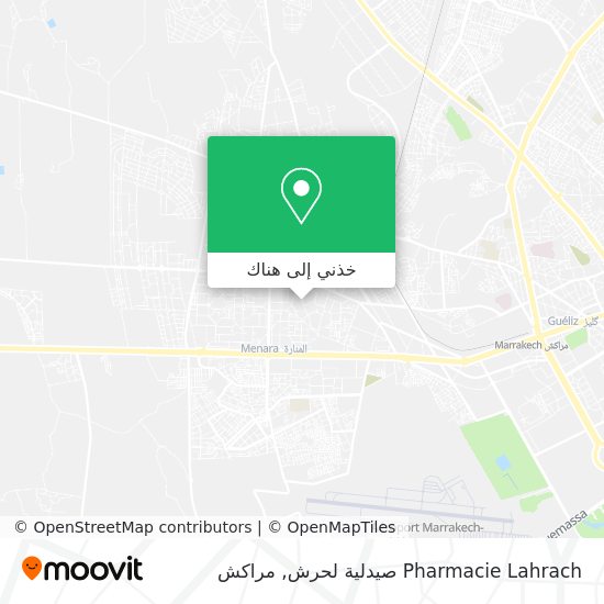 خريطة Pharmacie Lahrach صيدلية لحرش