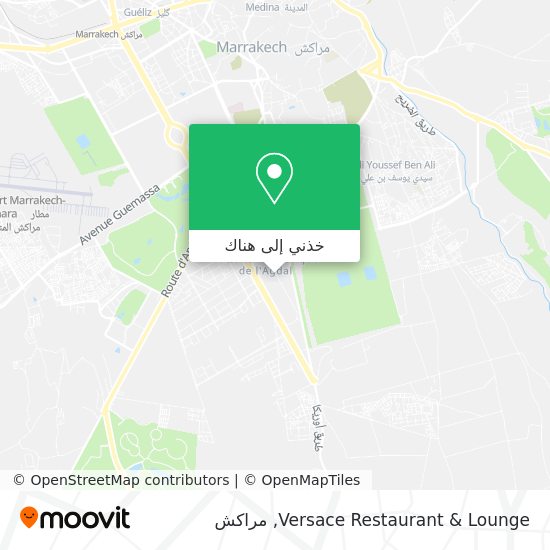 خريطة Versace Restaurant & Lounge
