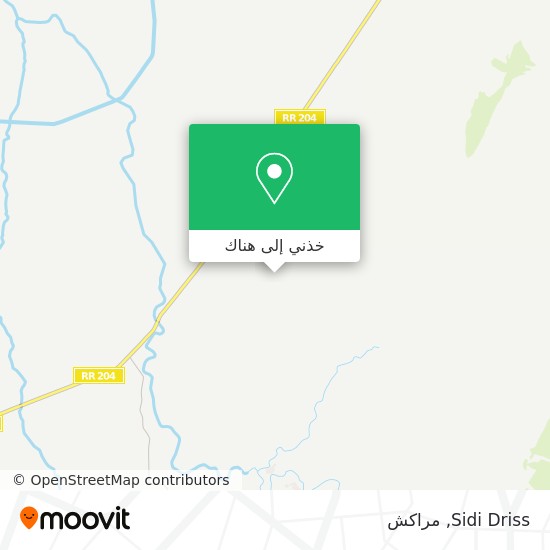 خريطة Sidi Driss