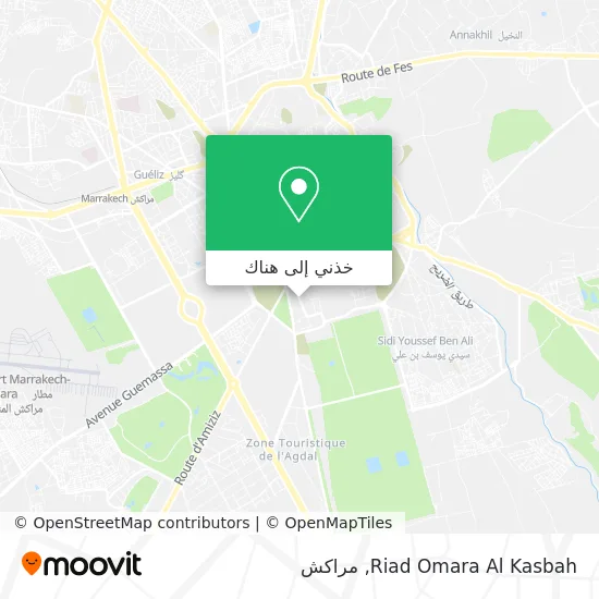 خريطة Riad Omara Al Kasbah