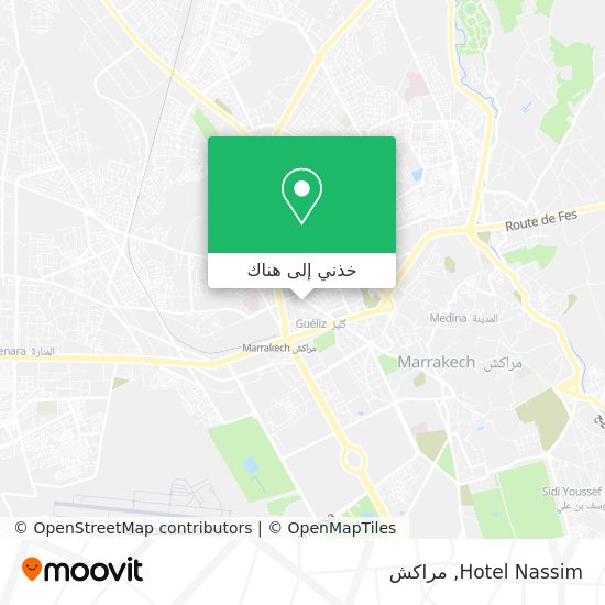 خريطة Hotel Nassim