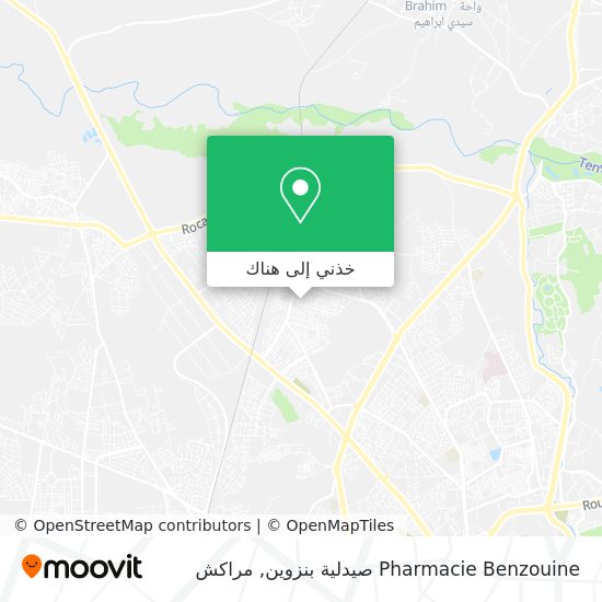 خريطة Pharmacie Benzouine صيدلية بنزوين