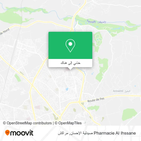 خريطة Pharmacie Al Ihssane صيدلية الإحسان