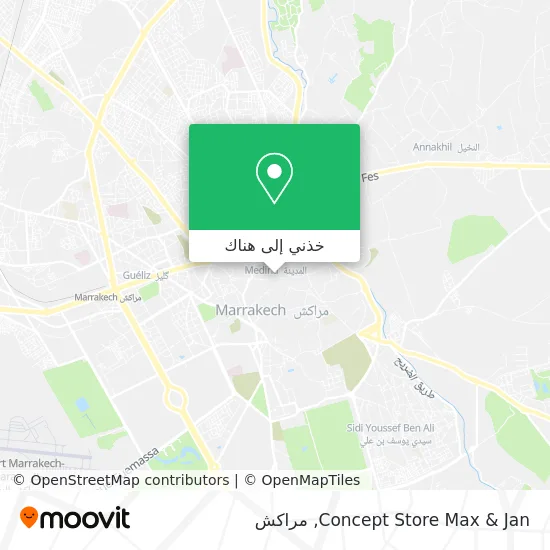 خريطة Concept Store Max & Jan