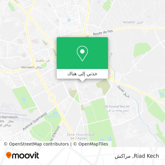 خريطة Riad Kech
