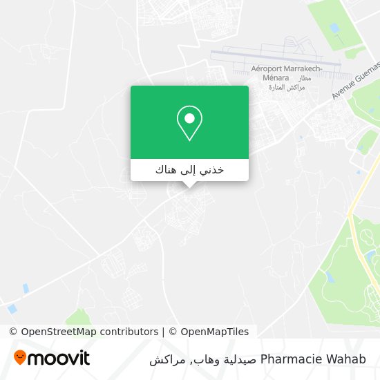 خريطة Pharmacie Wahab صيدلية وهاب