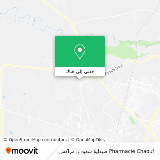 خريطة Pharmacie Chaouf صيدلية شعوف