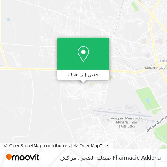 خريطة Pharmacie Addoha صيدلية الضحى