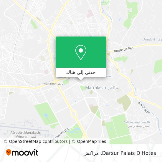 خريطة Darsur Palais D'Hotes