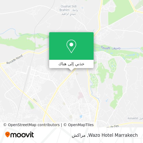 خريطة Wazo Hotel Marrakech