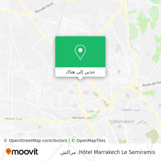 خريطة Hôtel Marrakech Le Semiramis