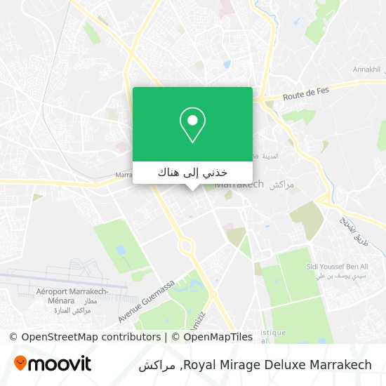 خريطة Royal Mirage Deluxe Marrakech