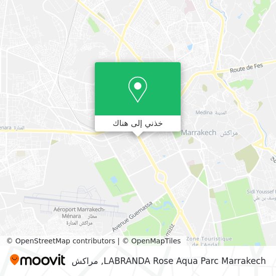 خريطة LABRANDA Rose Aqua Parc Marrakech
