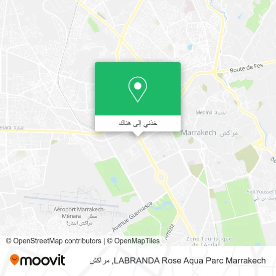 خريطة LABRANDA Rose Aqua Parc Marrakech