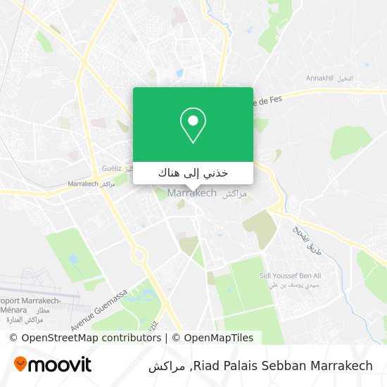 خريطة Riad Palais Sebban Marrakech