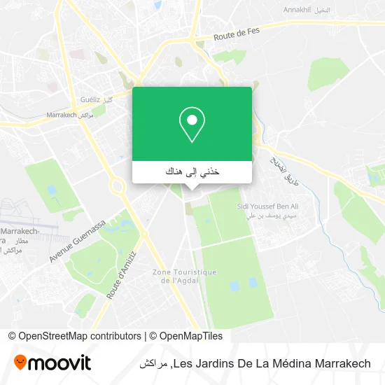 خريطة Les Jardins De La Médina Marrakech