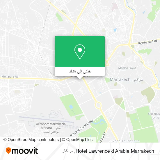 خريطة Hotel Lawrence d Arabie Marrakech
