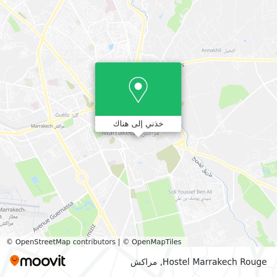 خريطة Hostel Marrakech Rouge