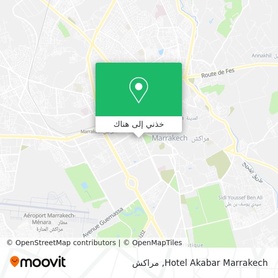 خريطة Hotel Akabar Marrakech