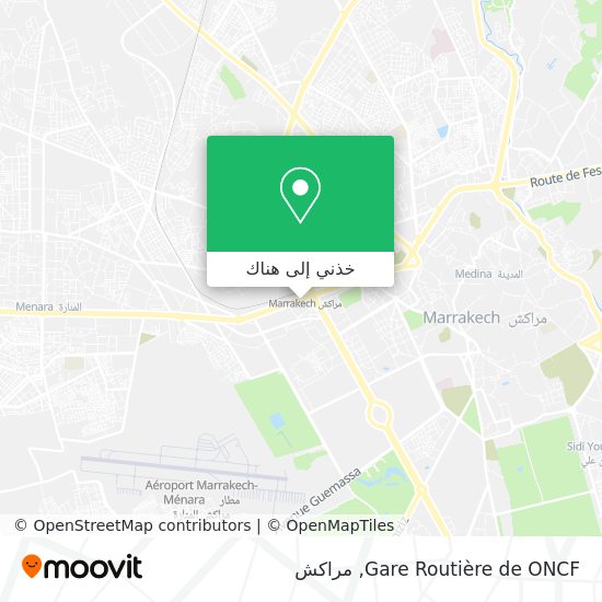 خريطة Gare Routière de ONCF