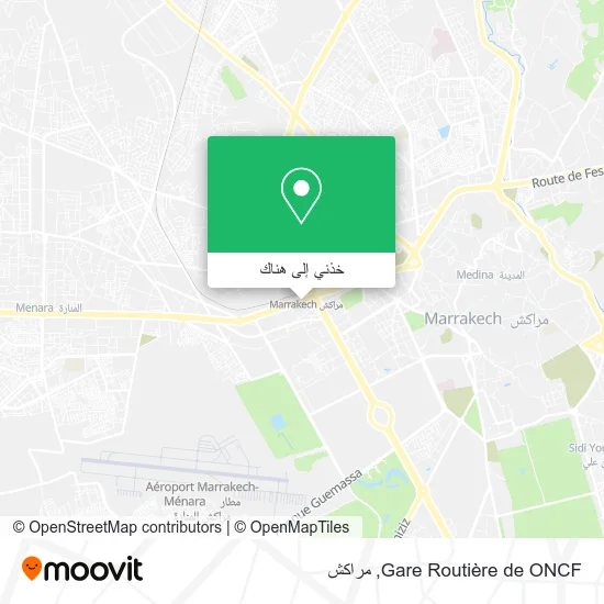 خريطة Gare Routière de ONCF