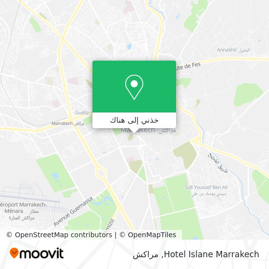 خريطة Hotel Islane Marrakech