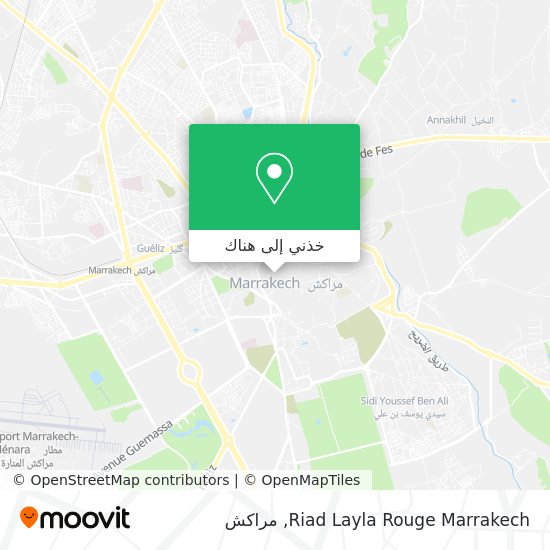 خريطة Riad Layla Rouge Marrakech