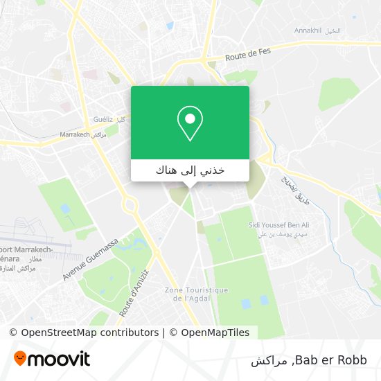 خريطة Bab er Robb