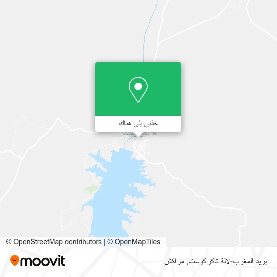 خريطة بريد المغرب-لالة تاكركوست